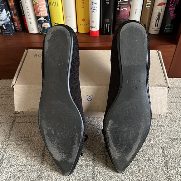 Rothy’s The Bow Point, size 9, Blackout special edition - Picture 4 of 11